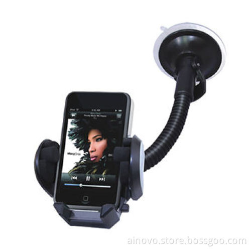 Universal Car Mount Holder, Rotatable, Flexible/Adjustable Goose-neck and Strong Suction Cup